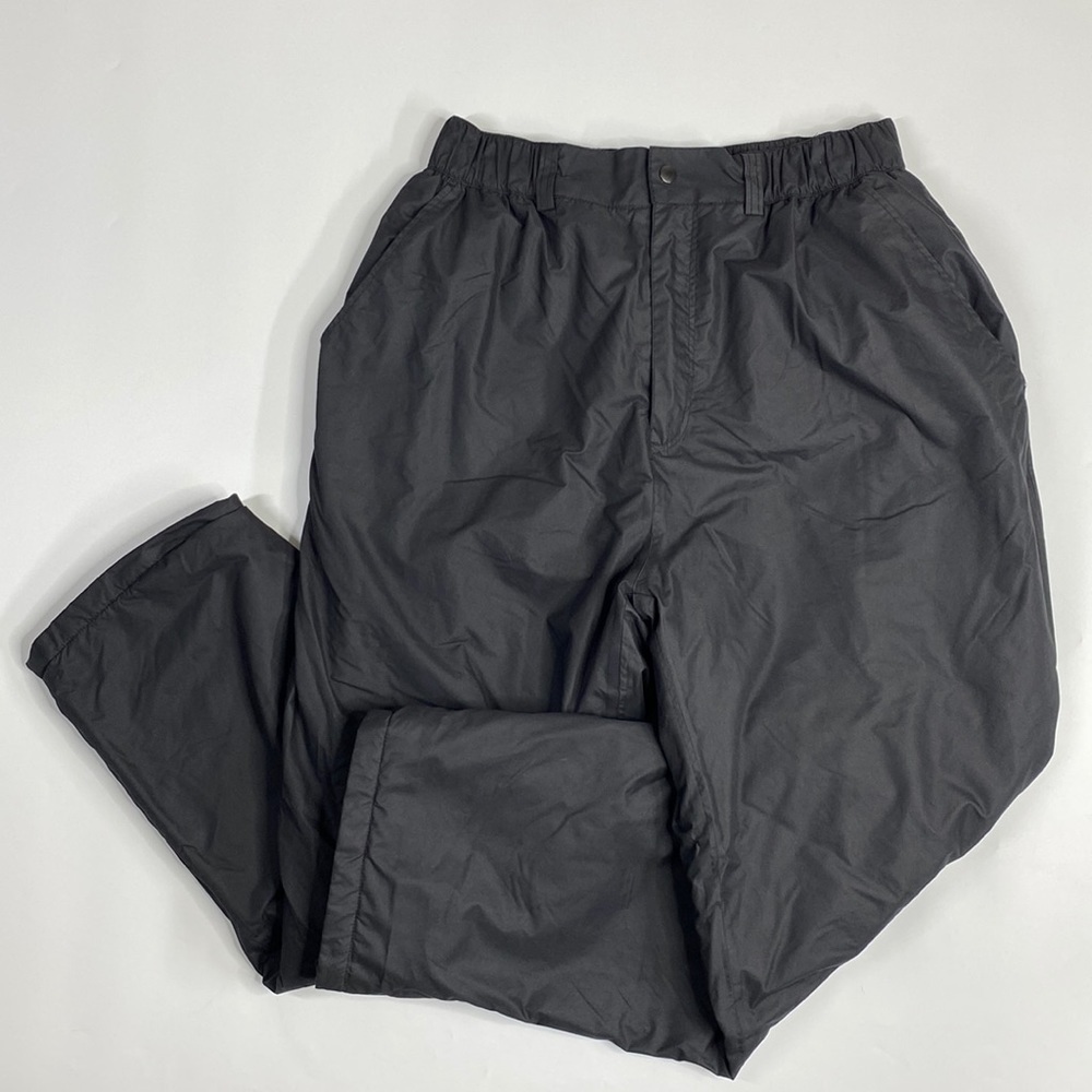 Clam Icearmor Black Fleece Lined Snowpants Size XL